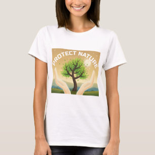 Camiseta Proteção da Natureza - Árvore Mística de Design