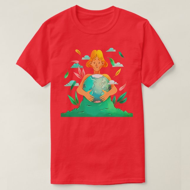 Camiseta Proteção da Terra Mãe (Frente do Design)