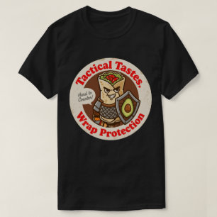 Camiseta Proteção de Enrolamento Combate Divertido Burrito