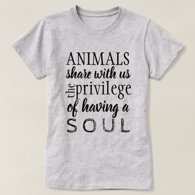Camiseta Proteção dos animais (Frente do Design)