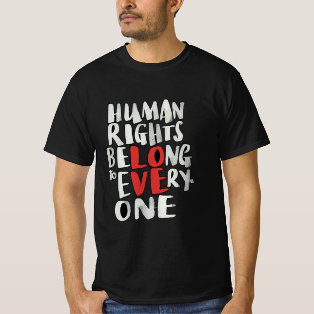 Camiseta Proteção dos Direitos Humanos no Mundo (Frente)