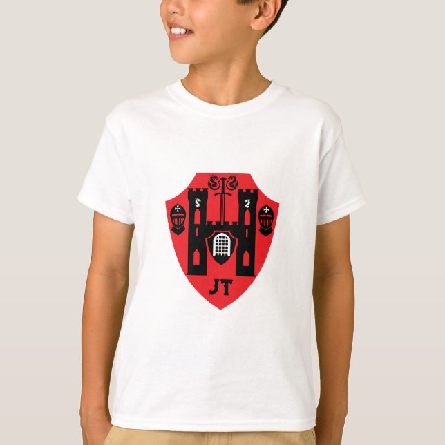 Camiseta Proteção personalizável dos Cavaleiros (Frente)