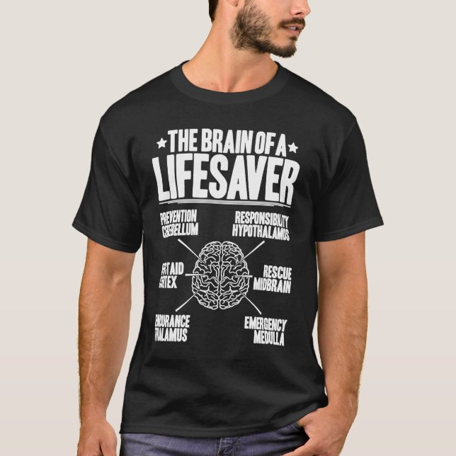 Camiseta Proteção típica do cérebro (Frente)