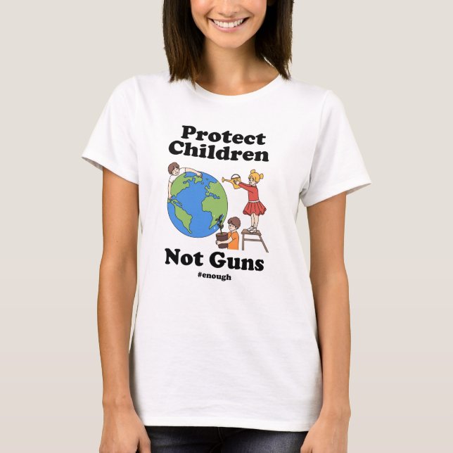 Camiseta Protect Children Not Guns Activism (Frente)