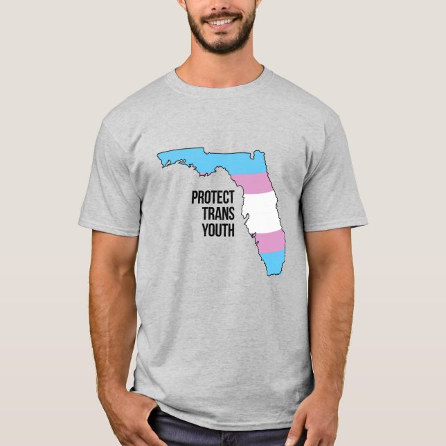 Camiseta Protect Florida Trans Youth (Frente)