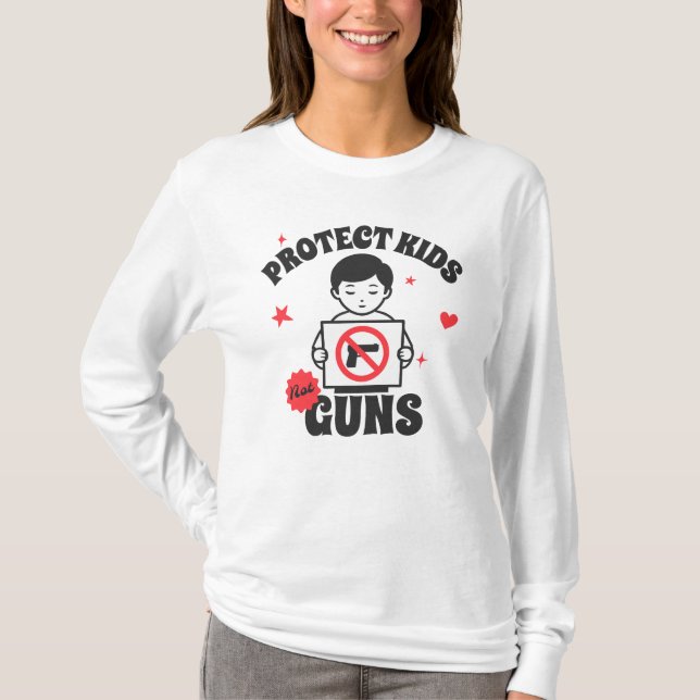 Camiseta Protect Kids Not Guns (Frente)