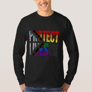 Camiseta Protect lives not guns, rainbow Progress Pride Fla