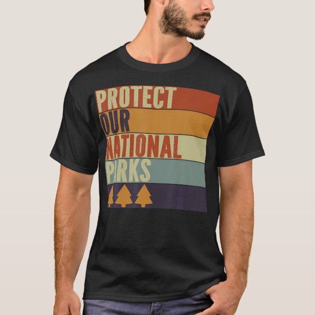 Camiseta Protect Our 63 National Parks Us Outdoor Hiking Ca (Frente)