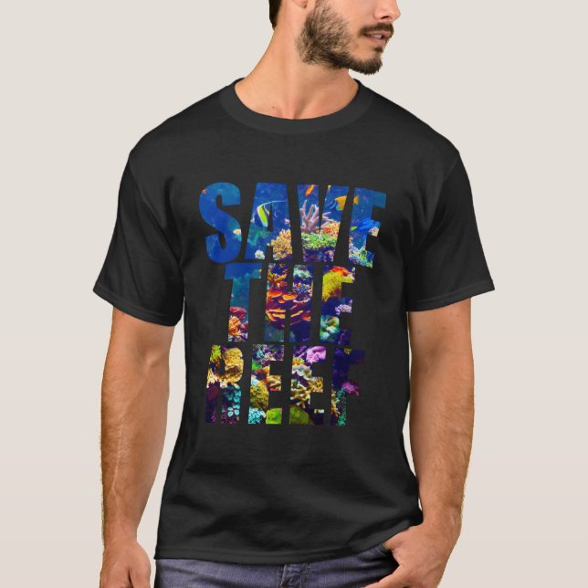 Camiseta Protect The Coral Save The Reef Save The Ocean Env (Frente)