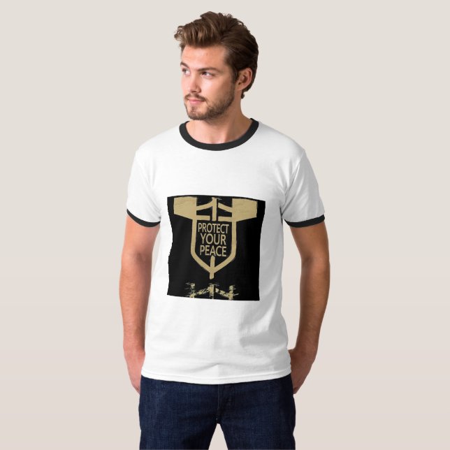 Camiseta Protect Your Peace | Luxury Mindset T-Shirt | Mini (Frente Completa)