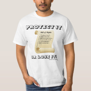 Camiseta Protegendo nossa Carta de Direitos