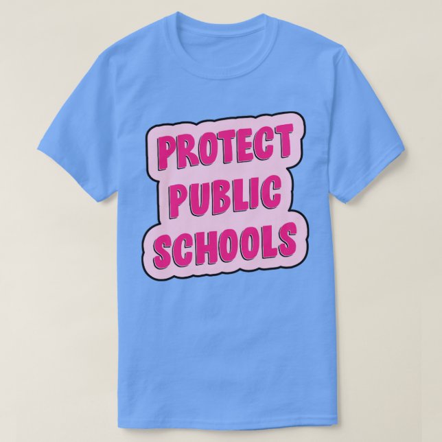 Camiseta Proteger a educação das escolas públicas (Frente do Design)