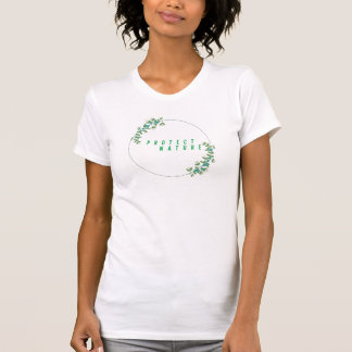Camiseta proteger a sustentabilidade da natureza