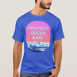 Camiseta Proteger Crianças Filas LGBT Paisagem 1
