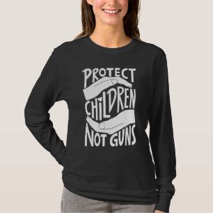 Camiseta Proteger Crianças Não Armas Laranja Parar Armas Vi