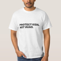 Proteger crianças Não armas texto negro minimalist