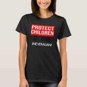 Camiseta Proteger Crianças Que Não Armas Acabam Com O Visto
