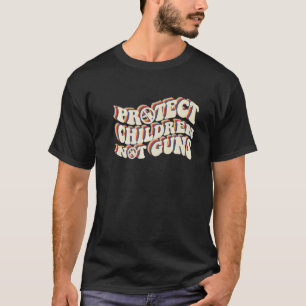 Camiseta Proteger Crianças Que Não Armas Acabam Com O Visto