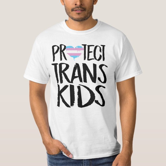 CAMISETA PROTEGER CRIANÇAS TRANS (Frente)