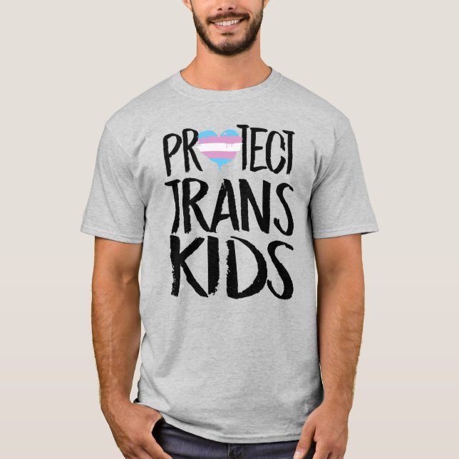 CAMISETA PROTEGER CRIANÇAS TRANS (Frente)