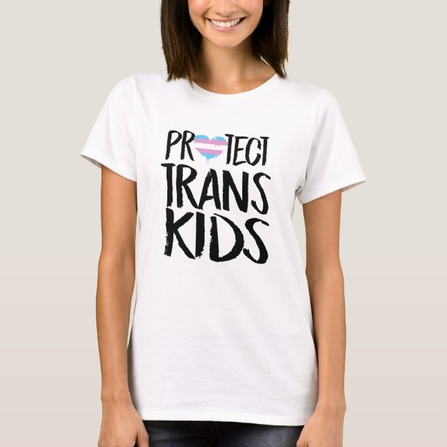 CAMISETA PROTEGER CRIANÇAS TRANS (Frente)