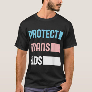 Camiseta Proteger Crianças Trans LGBT Suportam Transge de
