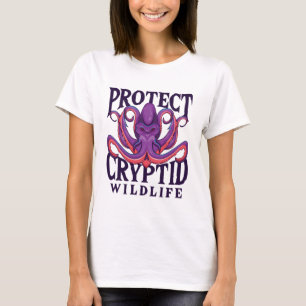 Camiseta Proteger Criptozoologia Criptid Wildlife