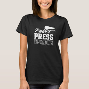 Camiseta Proteger jornalista pela liberdade de imprensa