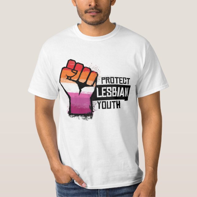 Camiseta Proteger Jovens Lésbicas (Frente)