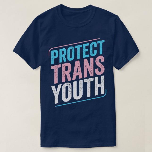 Camiseta Proteger LGBT Transgênero Transgênero do Orgulho T (Frente do Design)