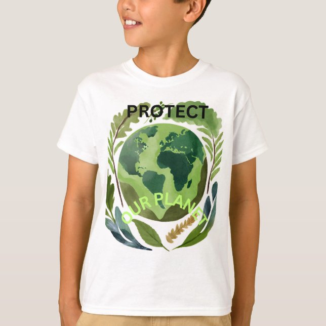 Camiseta Proteger nosso planeta (Frente)