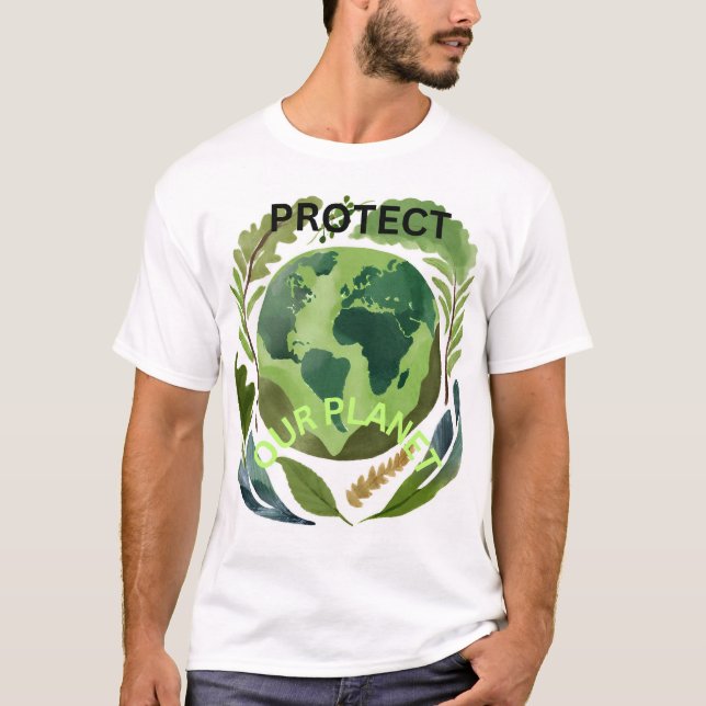 Camiseta Proteger nosso planeta (Frente)