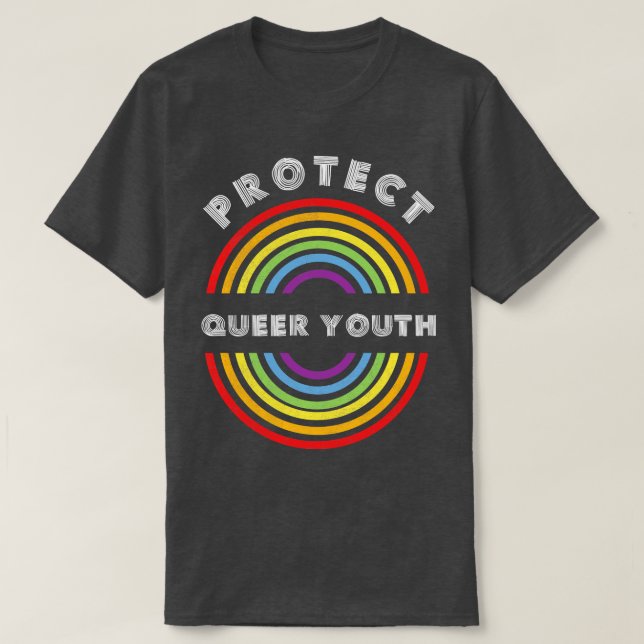 Camiseta Proteger o Orgulho da Juventude Filha LGBT LGBT T  (Frente do Design)