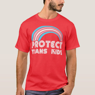 Camiseta Proteger o Orgulho LGBT de Crianças Trans Mês Eq d
