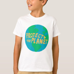 CAMISETA PROTEGER O PLANETA SALVAR O ECOLÓGICO DA TERRA