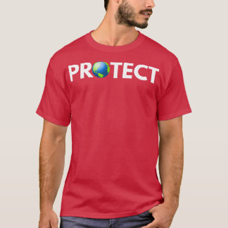 Camiseta Proteger o planeta Terra