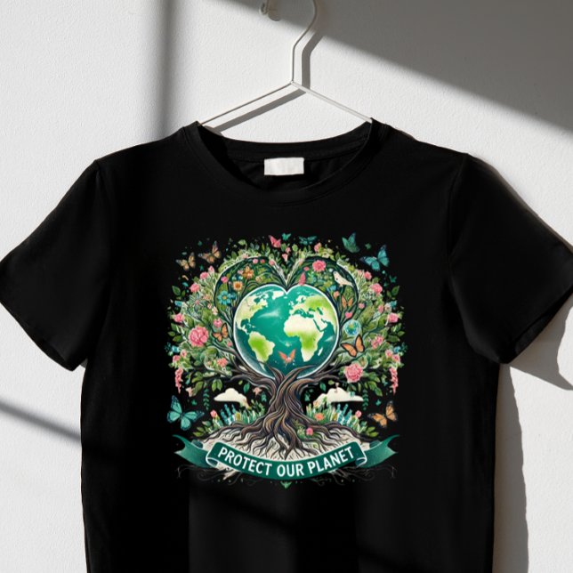 Camiseta proteger o planeta Terra Dia (Criador carregado)