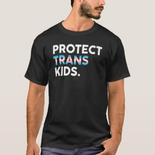 Camiseta Proteger Orgulho Transgênero de Crianças Trans Lgb