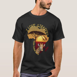 Camiseta Proteger os caçadores de animais selvagens african