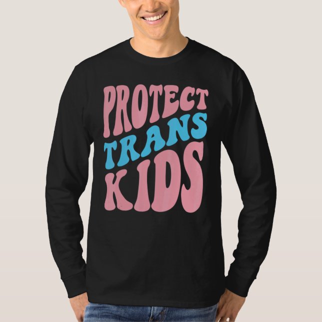 Camiseta Proteger Transgênero 2 do Orgulho Transgênese Tran (Frente)