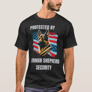 Camiseta Protegida Por Cão Pastor Alemão Fiel