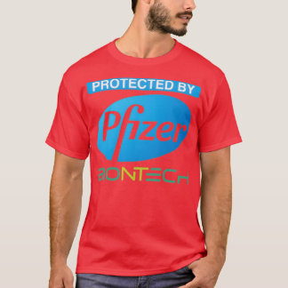 Camiseta Protegido pela Pfizer Biontech