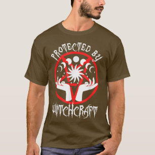 Camiseta Protegido Por Camisa-T De Bruxaria