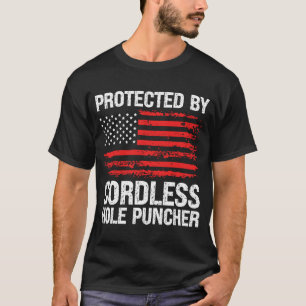 Camiseta Protegido por pistola de perfuração sem fio