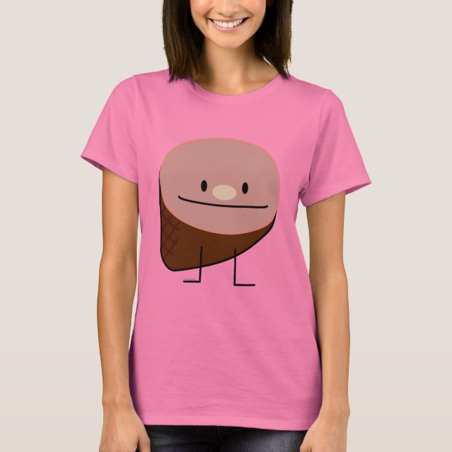 Camiseta Proteína de férias de ham mel cozido, carne de por (Frente)