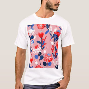Camiseta Proteína de florescência: Padrão de Jardim Botânic