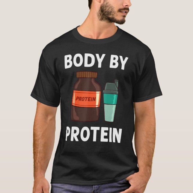 Camiseta Proteínas Pó Bebidas De Soro De Soro Snacks Vegan  (Frente)