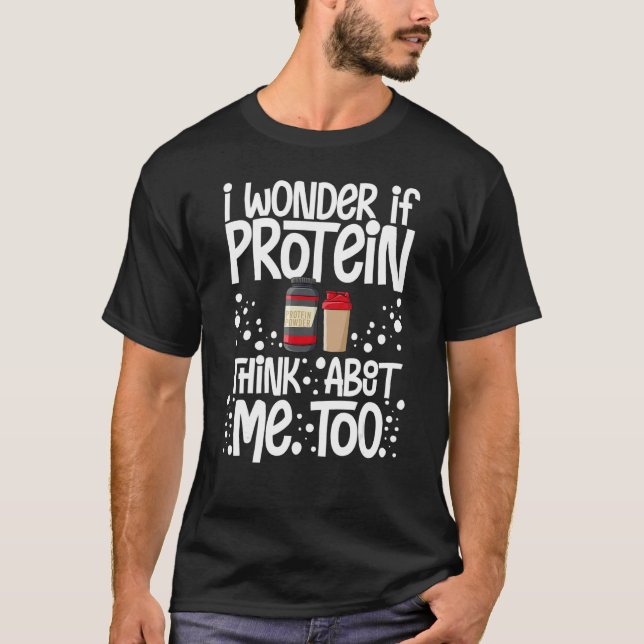 Camiseta Proteínas Pó Bebidas De Soro De Soro Snacks Vegan  (Frente)