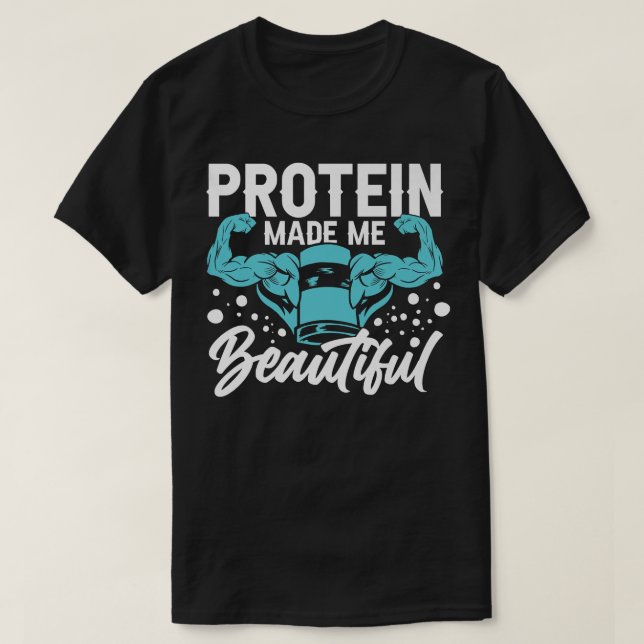 Camiseta Proteínas Pó Bebidas De Soro De Soro Snacks Vegan  (Frente do Design)