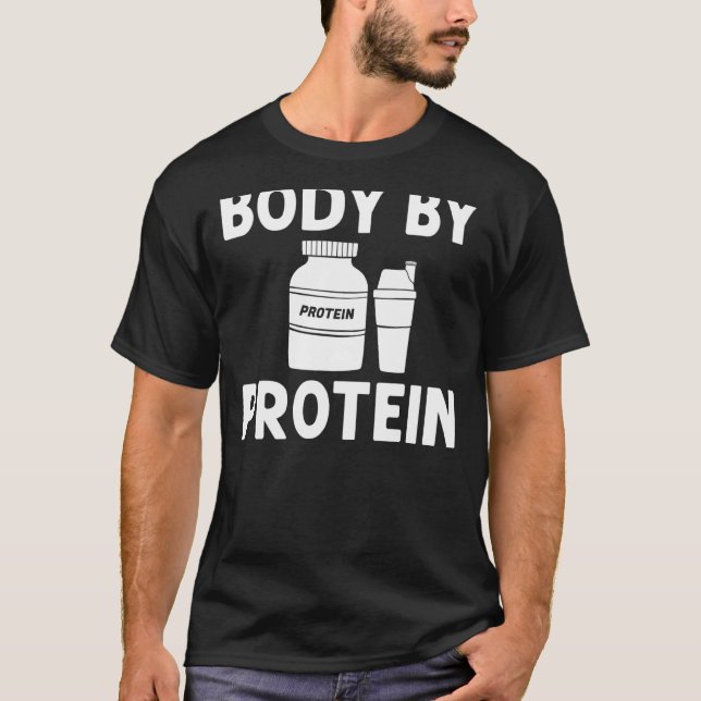 Camiseta Proteínas Pó Bebidas De Soro De Soro Snacks Vegan  (Frente)